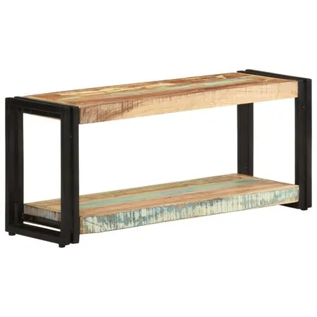  Comodă TV, 90x30x40 cm, lemn masiv reciclat