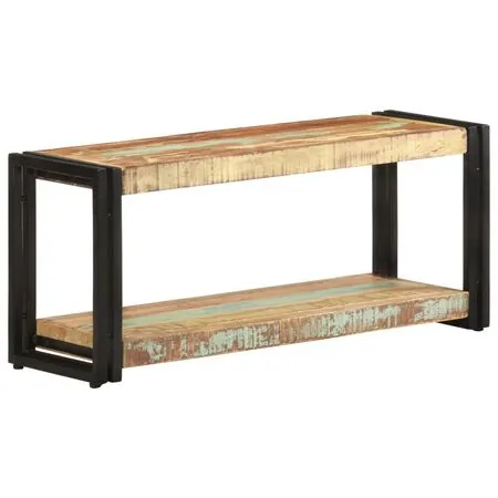  Comodă TV, 90x30x40 cm, lemn masiv reciclat