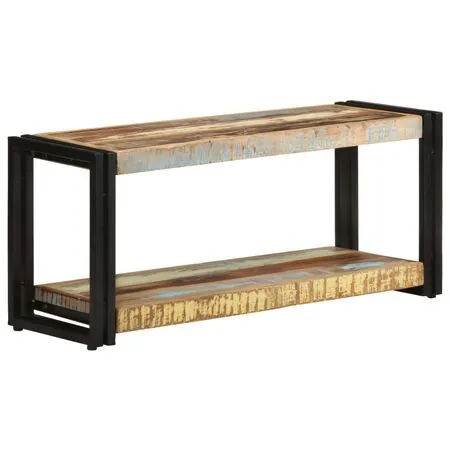  Comodă TV, 90x30x40 cm, lemn masiv reciclat