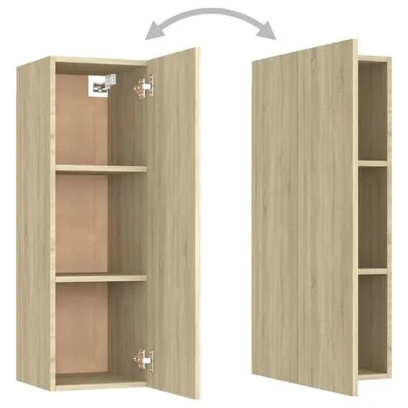  Set de dulapuri TV, 10 piese, stejar sonoma, lemn prelucrat