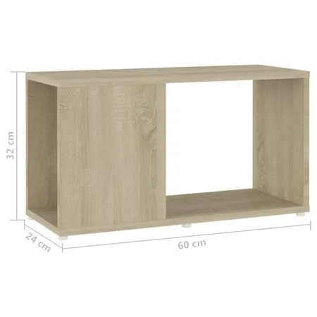  Comodă TV, stejar sonoma, 60x24x32 cm, PAL 