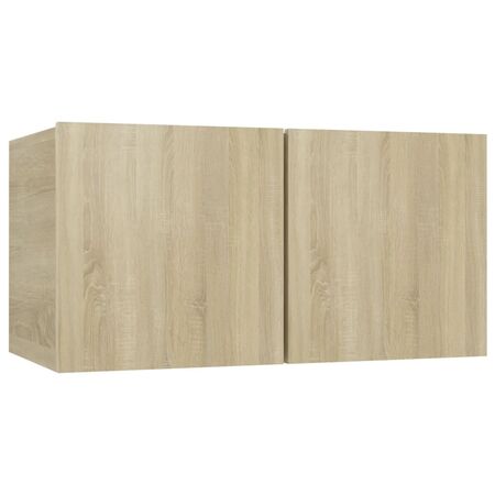  Set de dulapuri TV, 10 piese, stejar sonoma, lemn prelucrat