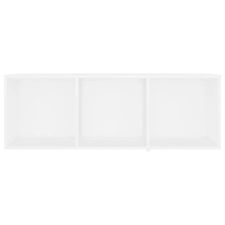  Dulapuri TV, 2 buc., alb, 107x35x37 cm, lemn prelucrat
