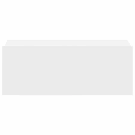  Noptiere suspendate, 2 buc., alb, 40x30x15 cm, lemn prelucrat