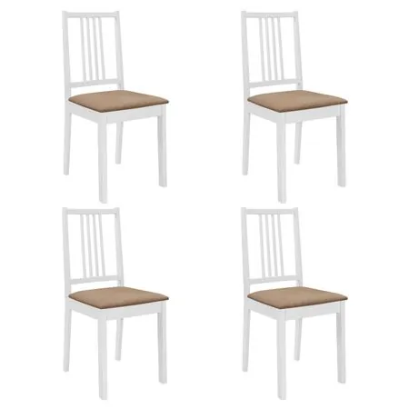  Set de mobilier de bucătărie, 5 piese, alb, MDF