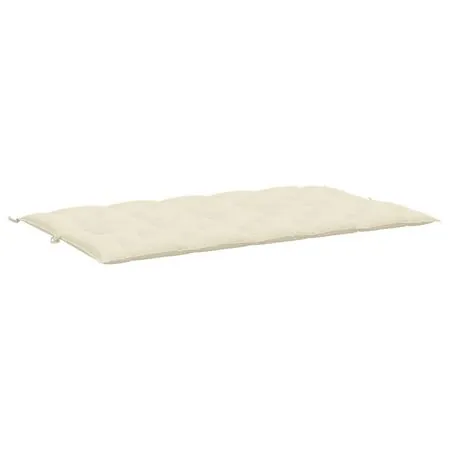  Pernă bancă de grădină alb crem, 180x(50+50)x7cm, textil oxford