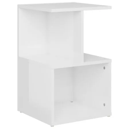  Dulap lateral, alb extra lucios, 35x35x55 cm, PAL