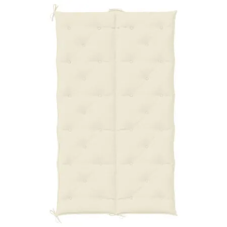  Pernă bancă de grădină alb crem, 180x(50+50)x7cm, textil oxford