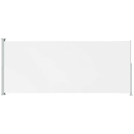  Copertină laterală retractabilă de terasă, crem, 220 x 500 cm
