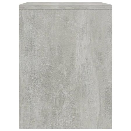 Noptieră, gri beton, 40x30x40 cm, lemn prelucrat