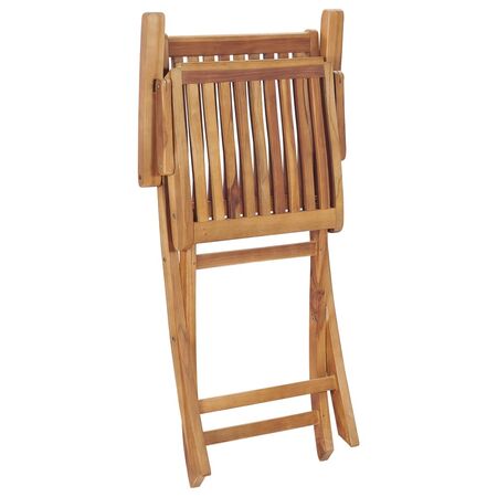  Set de masă pentru grădină, 5 piese, lemn masiv de tec