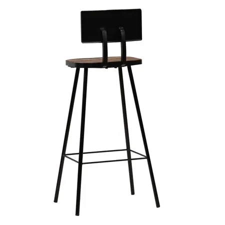 Scaune de bar, 4 buc., lemn masiv reciclat