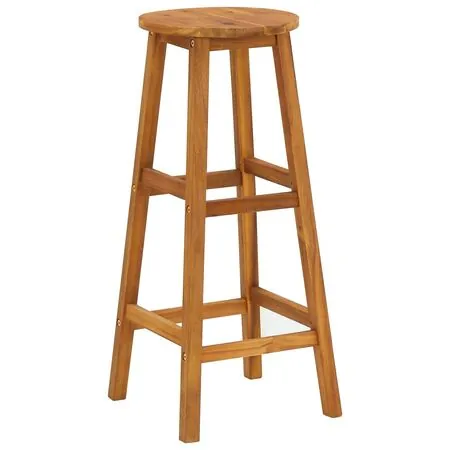  Taburete de bar, 6 buc., lemn masiv de acacia