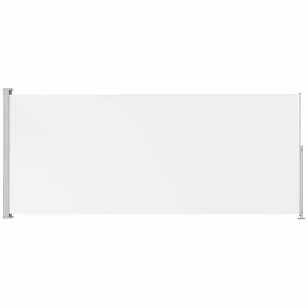  Copertină laterală retractabilă de terasă, crem, 200 x 500 cm