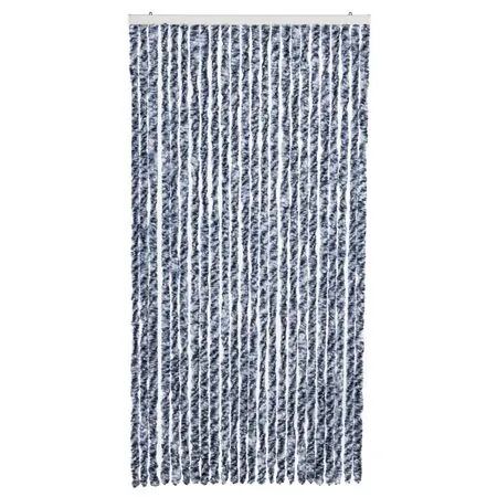  Perdea de insecte, albastru, alb, argintiu, 100x220 cm Chenille