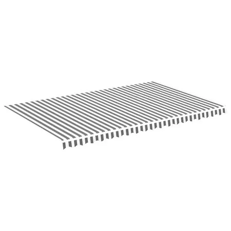  Pânză de rezervă copertină, antracit și alb, 5x3 m