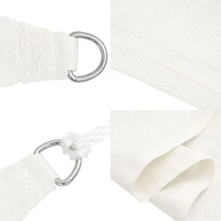  Pânză parasolar, alb, 4,5 x 4,5 m, HDPE, 160 g/m²