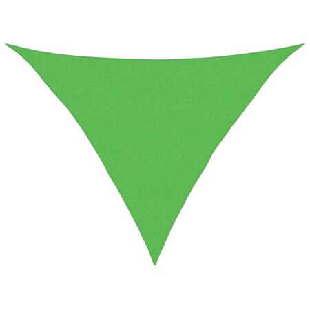  Pânză parasolar, verde deschis, 2,5x2,5x3,5 m, HDPE, 160 g/m²