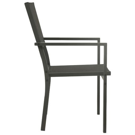  Set mobilier de exterior, 5 piese, oțel
