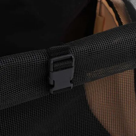 Troller pentru animale de companie multifuncțional, pliabil, bej