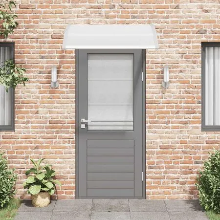  Copertină de ușă, gri, 120 x 100 cm, PC