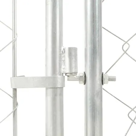  Padoc pentru câini de exterior cu acoperiș, 200 x 100 x 125 cm