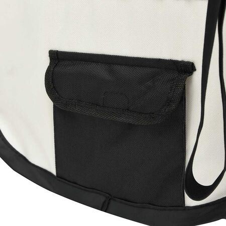  Țarc de câini pliabil cu sac de transport, negru, 125x125x61 cm