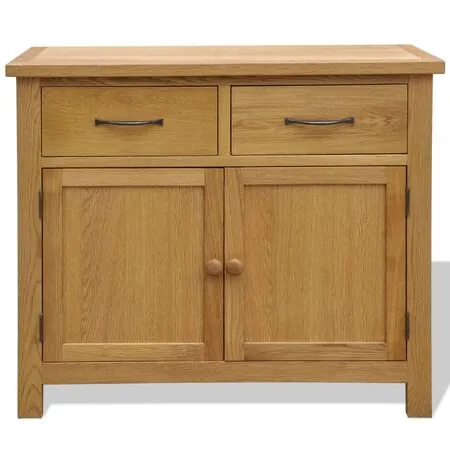  Dulap, 90x33,5x83 cm, lemn masiv de stejar