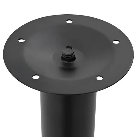 Picioare telescopice de masă, 2 buc., negru, 710 mm-1100 mm