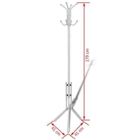 Cuier Metal Alb