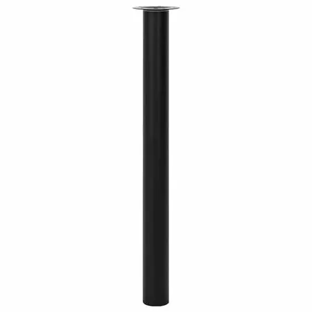 Picioare telescopice de masă, 2 buc., negru, 710 mm-1100 mm