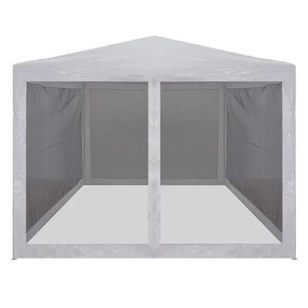  Cort pliabil de petrecere cu 4 pereți din plasă, 3 x 3 m