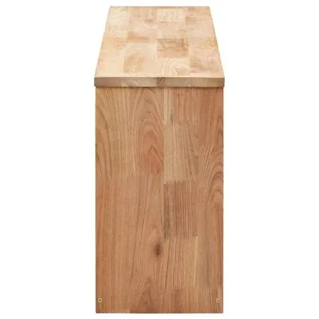  Bancă depozitare pantofi, 94x20x38 cm, lemn masiv de nuc