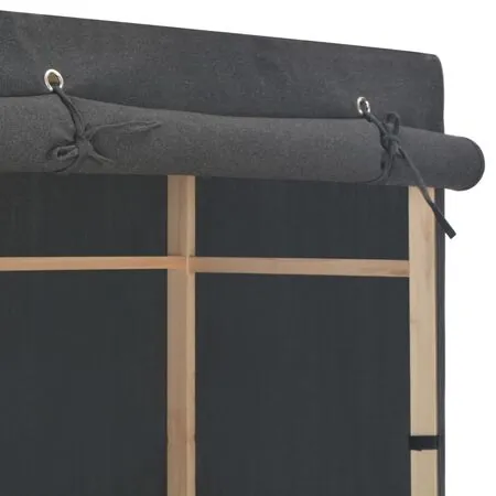  Șifonier, gri, 79 x 40 x 170 cm, material textil