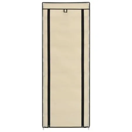  Pantofar cu husă, crem, 57 x 29 x 162 cm, material textil