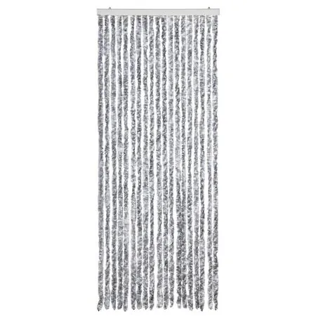  Perdea pentru insecte, alb și gri, 56x185 cm, Chenille