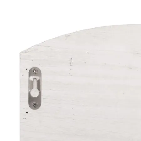  Cuier de perete, alb, 50 x 10 x 34 cm, lemn