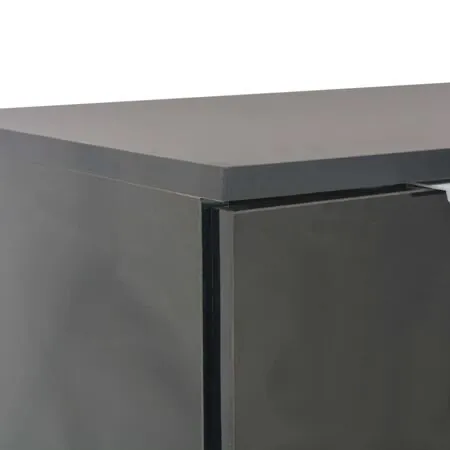  Dulap, negru extralucios, 107x35x80,5 cm
