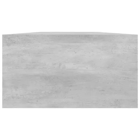  Suport monitor, gri beton, 100x24x13 cm, lemn prelucrat