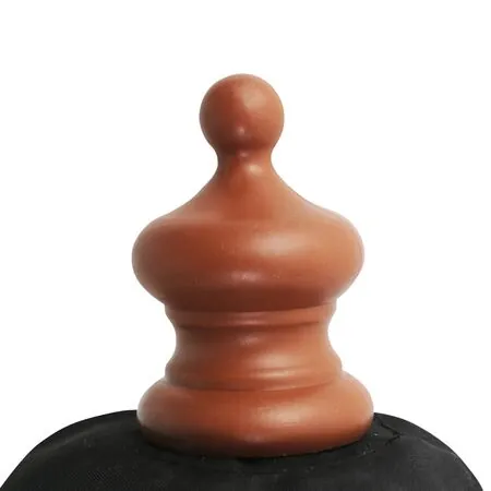  Umbrelă de soare de exterior, stâlp din lemn, negru, 350 cm