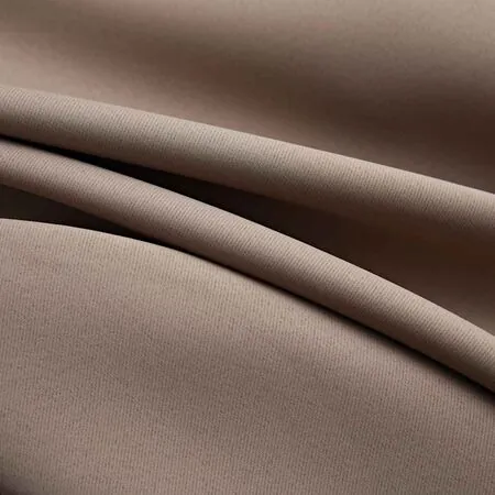  Draperii opace cu inele metalice, 2 buc, gri taupe, 140x175 cm