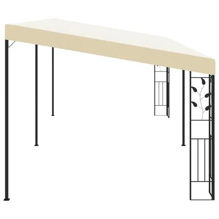  Pavilion de perete, crem, 6 x 3 x 2,5 m