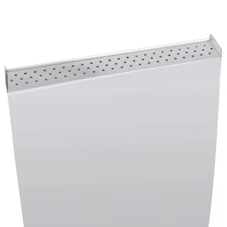  Fântână de grădină cu pompă, 130 cm, oțel inoxidabil, curbat