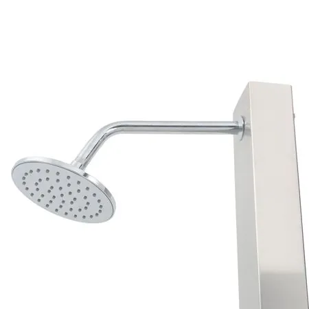  Duș de grădină, oțel inoxidabil, drept