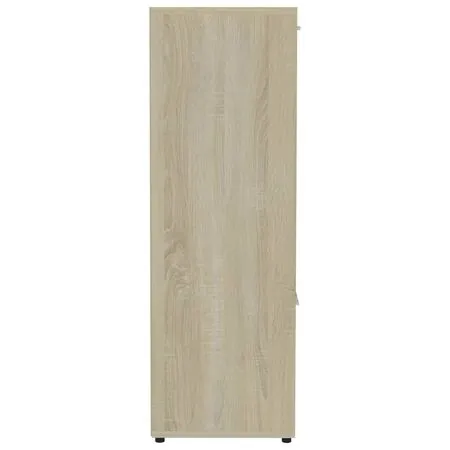  Bibliotecă, stejar Sonoma, 90 x 30 x 90 cm, lemn prelucrat