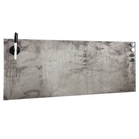  Tablă magnetică de perete, 60 x 20 cm, sticlă