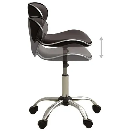  Scaun pentru salon spa, maro, piele ecologică