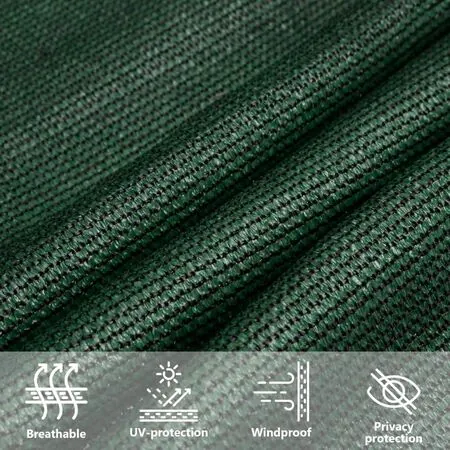  Pânză parasolar, verde închis, 160 g / m² , 3x3 m ,HDPE