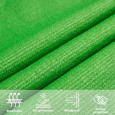  Pânză parasolar, verde deschis, 2x4 m, HDPE, 160 g/m²