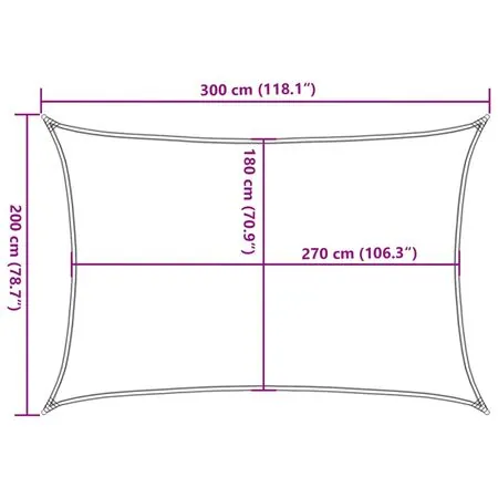  Pânză parasolar, negru, 2x3 m, HDPE, 160 g/m²